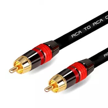 MOZOS Premium RCA to RCA mélynyomó kábel 3m
