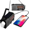 MOZOS ER-01 szolár dinamó AM/FM rádió 5000 mAh