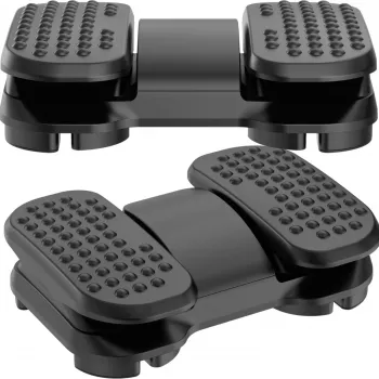 MOZOS FS6 irodai lábtartó fekete állítható ergonomikus masszázsgumikkal