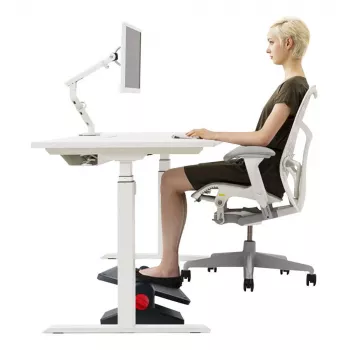 MOZOS FS7 ergonomikus lábtartó irodába, magasság- és dőlésszög-állítható, fekete