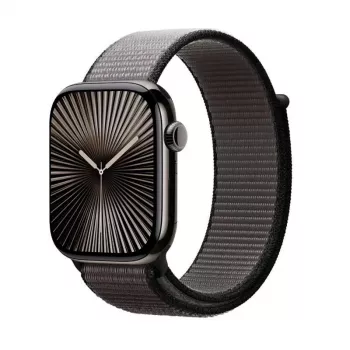 Crong Nylon Sport Loop Apple Watch 44/45/46/49 mm-hez (éjszaka szürke)