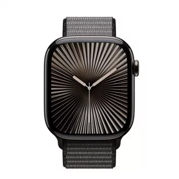 Crong Nylon Sport Loop Apple Watch 44/45/46/49 mm-hez (éjszaka szürke)