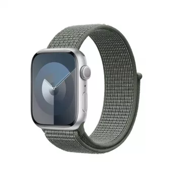 Crong Nylon sport szíj Apple Watch 38/40/41/42 mm-hez (katonai zöld)