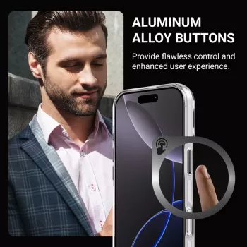 Crong Clear MAG Pro tok Apple iPhone 15 Pro MagSafe (átlátszó)