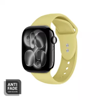 Crong Liquid - szíj Apple Watch 38/40/41/42mm-hez (szalmás sárga)