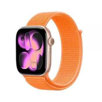 Crong Nylon Sport Loop Apple Watch 38/40/41/42 mm-hez narancssárga