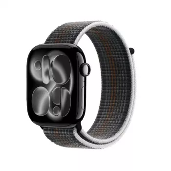 Crong Nylon Sport Loop Apple Watch 44/45/46/49 mm-hez szürke