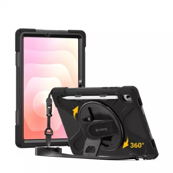 Crong Defender Plus tok Samsung Galaxy Tab S11 11 inch-hez - fekete