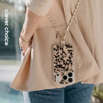 Crong Phone Crossbody - nyakpánt telefonhoz (White Twist)