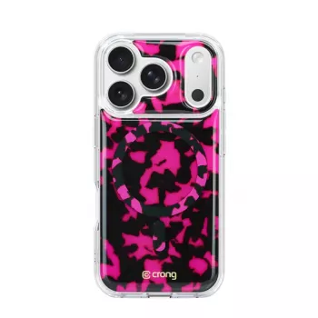 Crong Deluxe MAG Cover - tok iPhone 17 Pro MagSafe (Pink Tortoise)