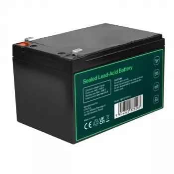 Greencell AGM VRLA 12V 12Ah karbantartásmentes akkumulátor pénztárgéphez, játékokhoz, kamerákhoz (152x99x100mm)