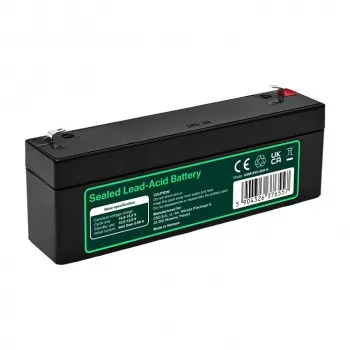 Greencell AGM VRLA 12V 2,5Ah karbantartásmentes akkumulátor pénztárgépekhez, játékokhoz (178x36x66mm)