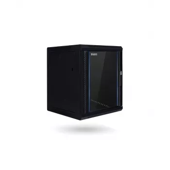 RACKTEL RL-4515WR 15U 600x450 fali szerver szekrény, összeszerelés nélkül, fekete