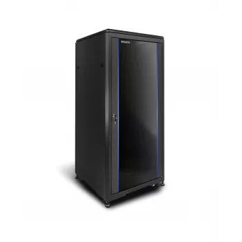 RACKTEL RL-6642SR 42U 600x600 álló szerver szekrény, fekete