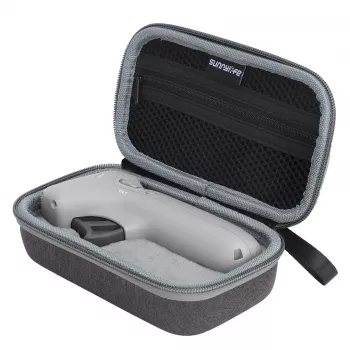 SUNNYLIFE védőtok DJI Motion Controller-hez – félkemény PU bőr EVA hordtáska (fekete)