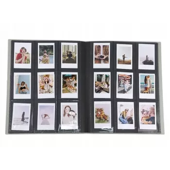 LOVEINSTANT fotóalbum 432 fotóhoz Fujifilm Instax Mini / Xiaomi / Polaroid / Canon / HP / Kodak készülékekhez, fekete