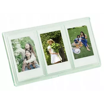 LOVEINSTANT állókeret 3 fotóhoz Zink / Fuji Instax Mini kamerákhoz - zöld