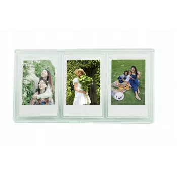 LOVEINSTANT állókeret 3 fotóhoz Zink / Fuji Instax Mini kamerákhoz - zöld