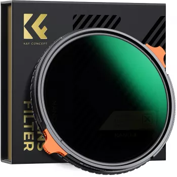K&F Concept hibrid szűrő 2 az 1-ben 58mm CPL polarizátor + változtatható ND4-ND64 szürkeszűrő KF01.1913