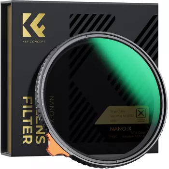K&F Concept változtatható ND szűrő ND2-ND32 82mm True Color MRC Nano X