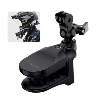 PULUZ motorkerékpár-bukósisak állrögzítés GoPro Hero 12 11 Mini 10 9 8 7 6 5 4 3+ Max kamerákhoz – PU927B