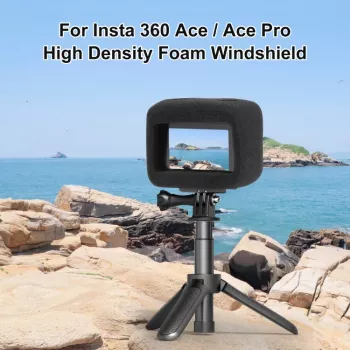 PULUZ szélvédő habborítás Insta360 Ace Pro / Insta360 Ace kamerához (fekete)