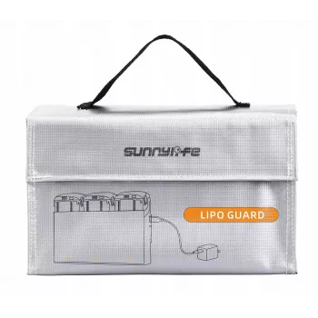 SUNNYLIFE keménytok 3x drónakkumulátorhoz és töltőhöz, kompatibilis DJI Mini 4K, Air 3, Avata 2, DC830-S