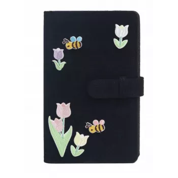 LOVEINSTANT fotóalbum 96 fotóhoz, kompatibilis Fujifilm Instax Mini 99, 12, 40, 11, 9, Evo, LiPlay, Link készülékekkel – tulipánminta