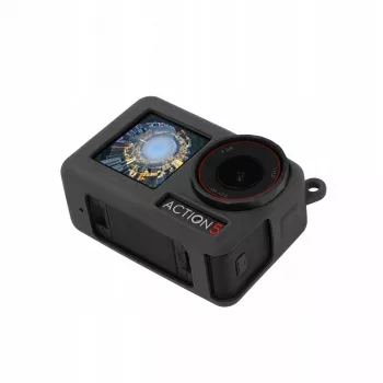 SUNNYLIFE védő szilikon tok nyakpánttal DJI Osmo Action 5 Pro-hoz / OA5-BHT885