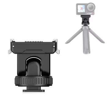 PULUZ Quick Release Mount Adapter 1/4 inch menettel, Cold Shoe DJI Osmo Action 3/4/5 Pro PU727B-hez