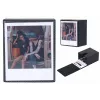 LOVEINSTANT fotótároló doboz 100 képhez – kompatibilis Fuji Instax Wide, Square, Polaroid 600, Now – fekete átlátszó ablakkal