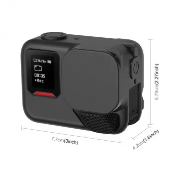 PULUZ szilikon védőtok Insta360 Ace Pro 2-höz - fekete
