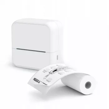 LOVEINSTANT S1 Bluetooth hőnyomtató fotókhoz, matricákhoz, jegyzetekhez, címkékhez 53mm 203dpi fehér