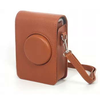 LOVEINSTANT védőtok Fujifilm Instax Mini Evo-hoz – barna (függőleges)