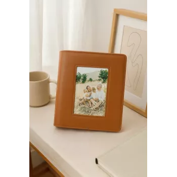 LOVEINSTANT fotóalbum 10x15 cm-es fotókhoz, 160 fotó, barna
