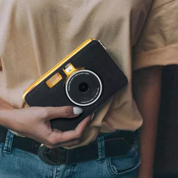 LOVEINSTANT védőtok Kodak Mini Shot 2 / Era MS200 azonnali fényképezőgéphez – fekete