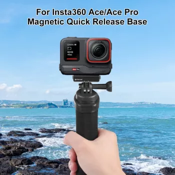 PULUZ Quick Release Mount Adapter GoPro 1/4 inch állványmenetről GoPro gyorsrögzítésre Insta360 Ace Pro X4/X3/X2/X, DJI Osmo Action-höz, PU965B