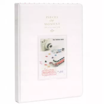LOVEINSTANT fotóalbum 128 képhez Fujifilm Instax Mini 99 12 40 11 41 Evo LiPlay Link készülékhez / fehér