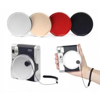 LOVEINSTANT védő objektívsapka Fujifilm Instax Mini 90 Neo Classic készülékhez - ezüst