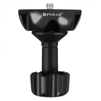 PULUZ 75mm-es tál adapter 1/4 inch és 3/8 inch menettel, fekete (PU3503)