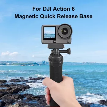 PULUZ mágneses gyorsoldó rögzítés GoPro tartóval DJI Osmo Action 6 / Nano / Puluz / PU1079B
