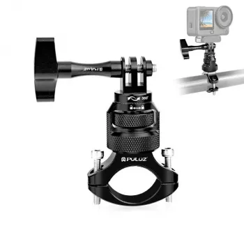 PULUZ PU796B 360° kormányrögzítés motorhoz/kerékpárhoz GoPro SJCAM Xiaomi DJI-hez