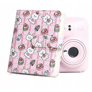 LOVEINSTANT fotóalbum 64 fotó Fujifilm Instax Mini 99 41 12 40 11 Evo LiPlay Link, Strawberry Rabbits design