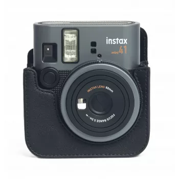LOVEINSTANT 4 az 1-ben kiegészítő készlet Fujifilm Instax Mini 41-hez - fekete táska, album, keret és matrica