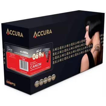 Accura tonerpatron Canon CRG-069H (5098C002) utángyártott XL nagy kapacitás fekete