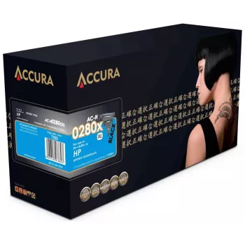Accura tonerpatron HP Nr. 80X (CF280X) kompatibilis XXL nagy kapacitás fekete