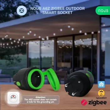 NOUS A6Z kültéri okos dugó Zigbee 1 darabos energiafigyelés