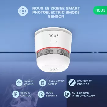 NOUS E8 ZigBee 3.0 okos füstérzékelő