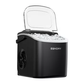 EUHOMY IM001 jégkockakészítő, 1,2 L, 12 kg (fekete)