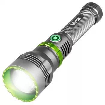 VAYOX VA0363 LED zseblámpa 1000 lm, újratölthető, USB-C, powerbank, fekete